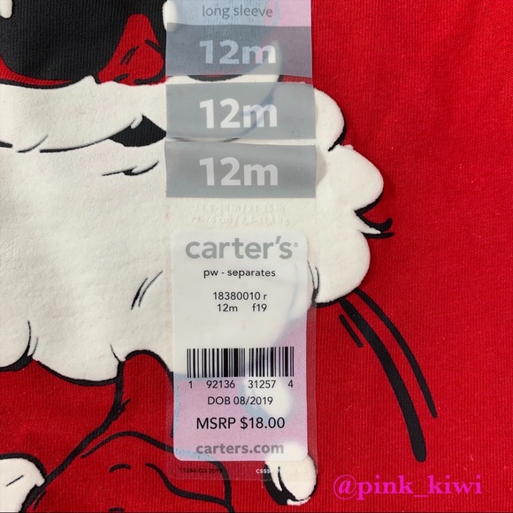 Carter’s Baby Boys Layered Look Santa T-Shirt - Picture 2 of 8